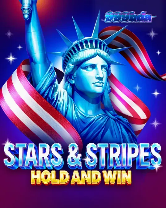 Tampilan visual slot Stars & Stripes Hold and Win dengan tema patriotik Amerika